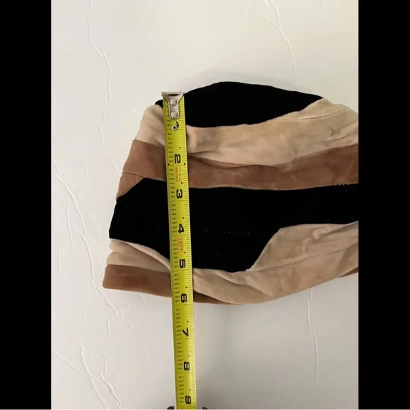 Vintage Bethesr stripe velvet bell hat - Picture 4 of 5